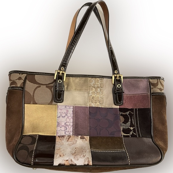 Coach Bags Coach Vintage Coach Patchwork Purse Poshmark